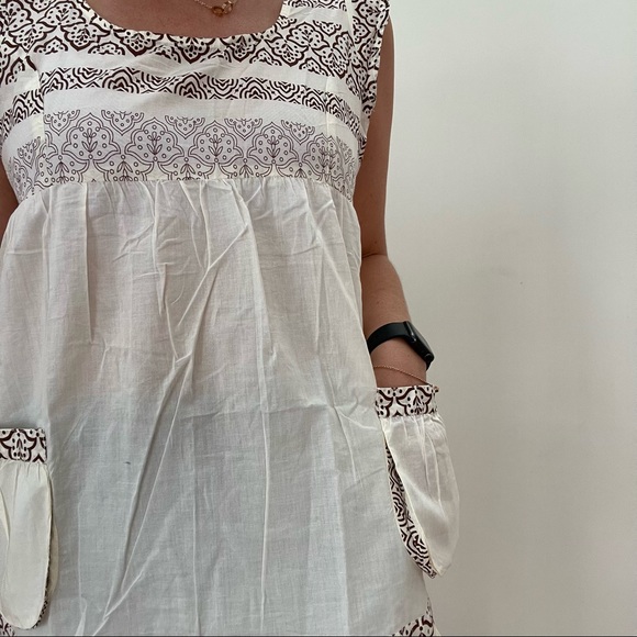 Printed Cotton Blouse with Pockets - Picture 4 of 8